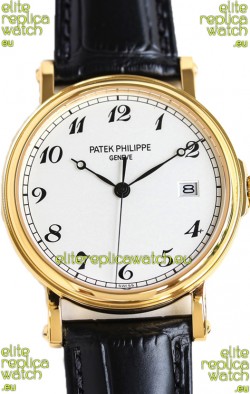 Patek Philippe Calatrava 5153 Yellow Gold 1:1 Mirror Swiss Replica Watch 