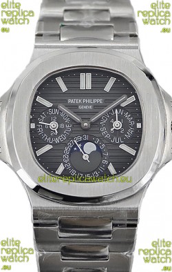 Patek Philippe Nautilus 5740 Perpetual Calendar Stainless Steel Grey Dial Swiss Replica Watch 