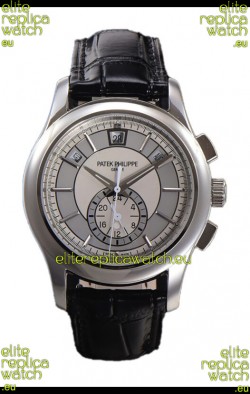 Patek Philippe 5205 Complications Moonphase White Dial 1:1 Mirror Swiss Replica Watch