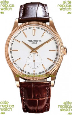 Patek Philippe Calatrava 6119R Rose Gold Casing Watch 1:1 Mirror Replica Watch 