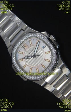 Patek Philippe Ladies Nautilus Stainless Steel Watch 36MM 