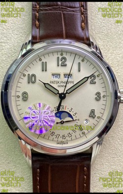Patek Philippe Grand Complications 5320G-001 1:1 Mirror Swiss Replica Watch Milky White Dial 
