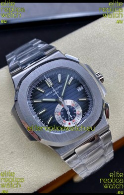 Patek Philippe Nautilus 5980/1A 904L Steel Case in Black Dial - 1:1 Mirror Replica