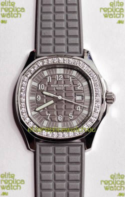 Patek Philippe Super Clone Aquanaut LUCE 5069-001 Quartz in Grey Dial 35MM
