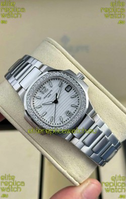 Patek Philippe Nautilus Super Clone 7010 32MM 1:1 Mirror Replica Steel Dial 