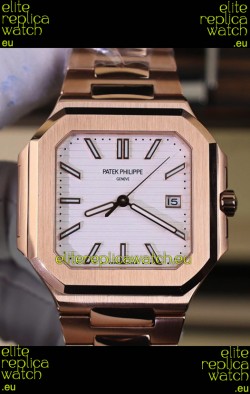 Patek Philippe Cubitus 5821 Rose Gold White Dial Swiss Replica Watch