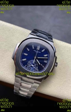 Patek Philippe Nautilus 5980/1A 40th Anniversary Chronograph Steel Case in Purple Dial - 1:1 Mirror Replica