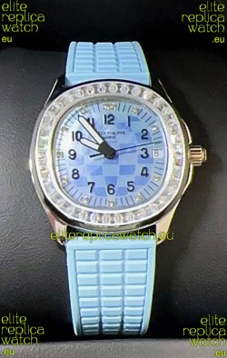 Patek Philippe Super Clone Aquanaut LUCE 5072-001 Automatic in Blue Dial 35MM