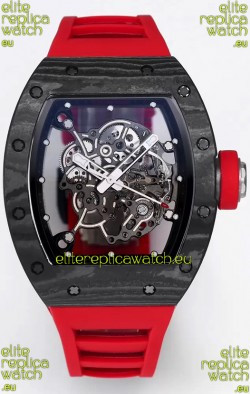 Richard Mille RM055 Black Carbon Casing 1:1 Superclone Genuine Tourbillon Watch 