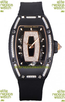 Richard Mille RM007 Black Ceramic Automatic Superclone Swiss Replica Watch