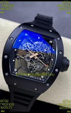 Richard Mille RM035 AMERICAS Black DLC & Rose Gold Casing 1:1 Swiss Replica Watch 