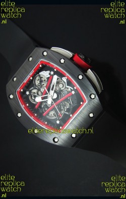 Richard Mille RM061 Ceramic Case Swiss Red Bezel Replica Watch