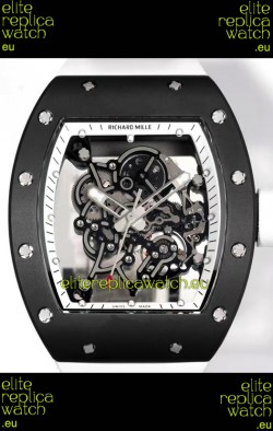 Richard Mille Super Clone RM055 Ceramic Casing with Genuine Tourbillon Watch 