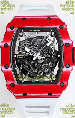 Richard Mille RM35-02 Rafael Nadal Carbon Fiber Casing with Genuine Tourbillon Super Clone Watch
