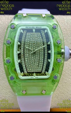 Richard Mille RM-07-02 Green Sapphire Ladies 1:1 Mirror Replica Watch 
