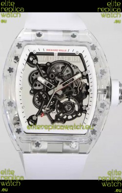 Richard Mille RM055 Transparent Sapphires Casing with Genuine Tourbillon Super Clone Watch
