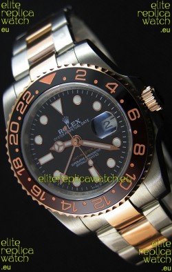 Rolex GMT Masters II 126711CHNR Everose Gold Oyster Steel Swiss Replica 1:1 Mirror Watch