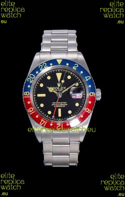 Rolex GMT Master 1675 PEPSI Vintage Edition Swiss Replica Watch 