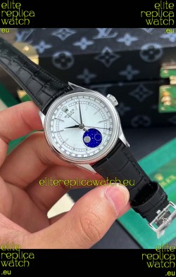 Rolex Cellini Moonphase 904L Stainless Steel REF# 50535 Swiss Replica Watch
