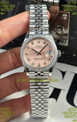 Rolex Super Clone Datejust ETA 2688 Movement 31MM Stainless Steel Case Champange Dial Watch