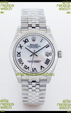 Rolex Datejust M126234 36MM ETA2836 White Mother of Pearl Dial - Roman Numerals 