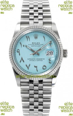 Rolex Datejust M126234 36MM ETA3235 Tiffany Blue Dial - 904L Steel Casing 