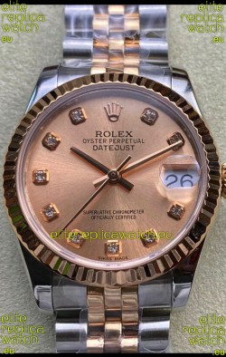 Rolex Datejust 278271 31MM Swiss Replica in 904L Steel in Champange Dial - 1:1 Mirror Replica