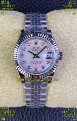 Rolex Datejust 28MM Swiss Watch in 904L Pearl Dial - 1:1 Mirror Replica 