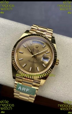 Rolex Day Date Presidential 18K Yellow Gold Watch 40MM - Gold Dial 1:1 Mirror Quality
