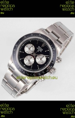 Rolex Daytona Super Clone BLAKEN Paul Newman Black Dial Swiss Replica Watch - 4130 Movement