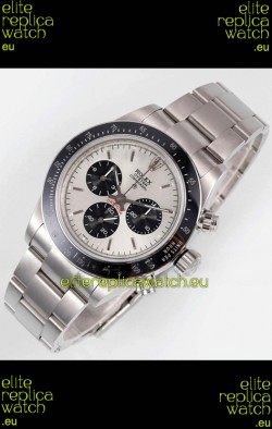 Rolex Daytona Super Clone BLAKEN Paul Newman Steel Dial Swiss Replica Watch - 4130 Movement