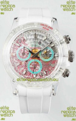 Rolex Daytona AET Remould XMAS Sapphires Casing 1:1 Swiss Replica Watch 