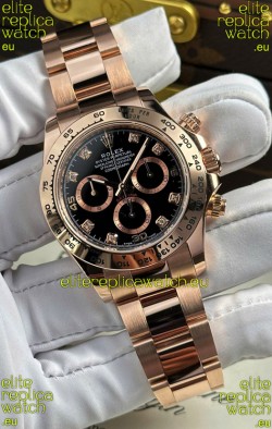 Rolex Daytona Super Clone REF.126505 Cal 4131 1:1 Swiss Replica Watch - 904L Steel Rose Gold