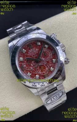 Rolex Cosmograph Daytona Grossular Rubellite Dial Original Cal.4130 Movement - 904L Steel Watch