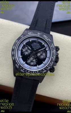 Rolex Daytona DiW All Black Edition Watch - Forged Cabon Casing 1:1 Mirror Replica