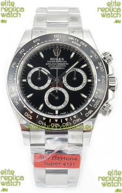 Rolex Cosmograph Daytona 126500 Black Dial Cal.4131 Movement - 904L Steel Watch