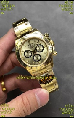 Rolex Cosmograph Daytona M126518 Yellow Gold Casing and Gold Dial Original Cal.4131 Movement