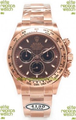Rolex Cosmograph Daytona M116505 Rose Gold Casing and Brown Dial Original Cal.4130 Movement