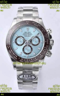 Rolex Cosmograph Daytona ICE Blue Dial Original Cal.4130 Movement - 904L Steel Watch