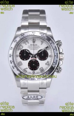 Rolex Cosmograph Daytona Panda M116519 Original Cal.4130 Movement - 904L Steel Watch White Dial