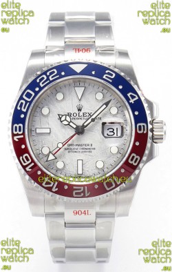 Rolex GMT Masters II Super Clone 126720 Cal.3285 White Meteorite Dial 904L Steel in Oyster Strap Swiss Replica