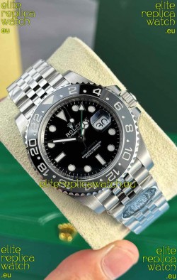 Rolex GMT Masters II 126710GRNR "Bruce Wayne" 904L Jubilee Strap Steel Swiss Replica Watch 