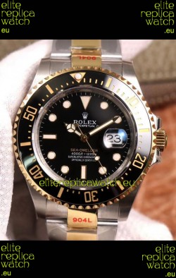 Rolex Sea-Dweller 126603 Swiss Replica Watch 1:1 Mirror Replica in Two Tone Casing 904L Steel 