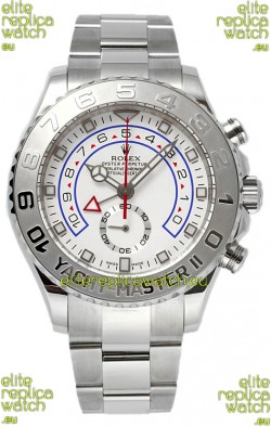 Rolex Yachtmaster II Stainles Steel Ref.116689 1:1 White Gold Plated Bezel 