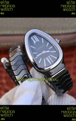 Bvlgari Serpenti Edition Black Ceramic Replica Watch in 1:1 Mirror Quality 