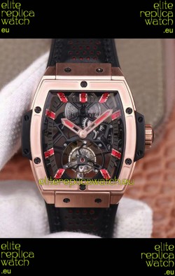 Hublot Masterpiece MP Edition Genuine Tourbillon Swiss Replica Watch In Rose Gold Casing