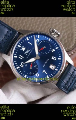 IWC Big Pilot Power Reserve Edition Swiss Replica Watch in Blue Dial 1:1 Mirror Quality
