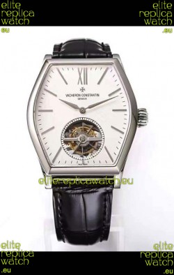 Vacheron Constantin Malte Tourbillon 1:1 Mirror Stainless Steel Swiss Replica White Dial