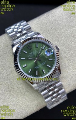 Rolex Datejust 278274 31MM Swiss Replica in 904L Steel in Green Dial - 1:1 Mirror Replica