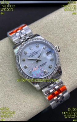 Rolex Datejust 278384 31MM Swiss Replica in 904L Steel in Pearl Dial - 1:1 Mirror Replica